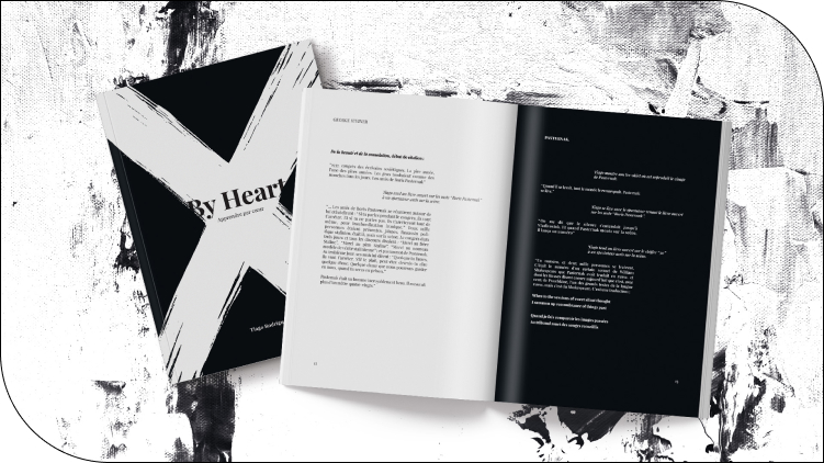 Présentation de la couverture du livre ainsi que de deux pages d'intérieur